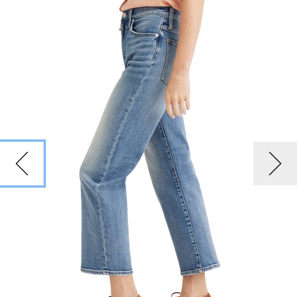 Madewell High-Rise Slim Wide Leg Jeans Size 23